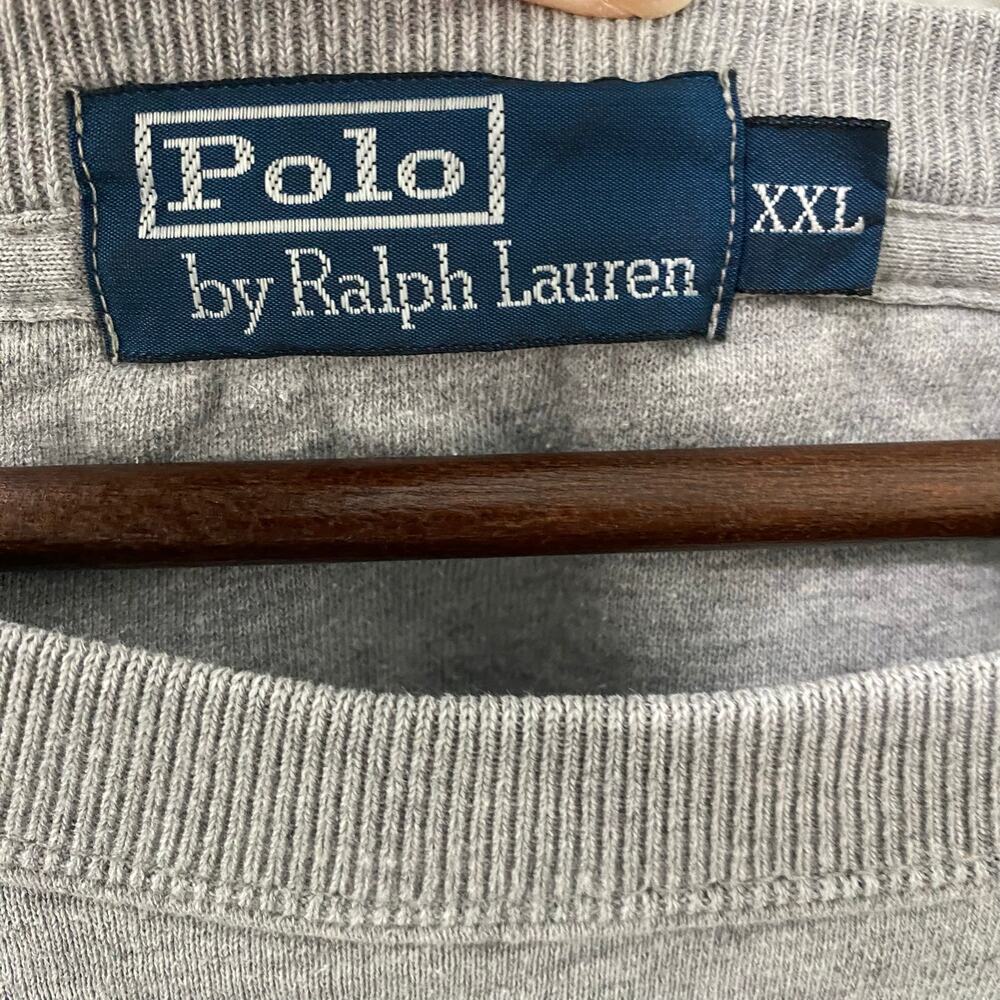 Polo Ralph Lauren Mens Crew Neck Gray Sweatshirt XXL - Picture 4 of 7
